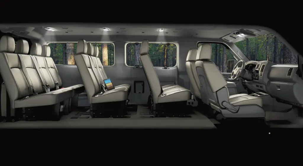 2020 Nissan NV3500 Passenger VAN Capacity