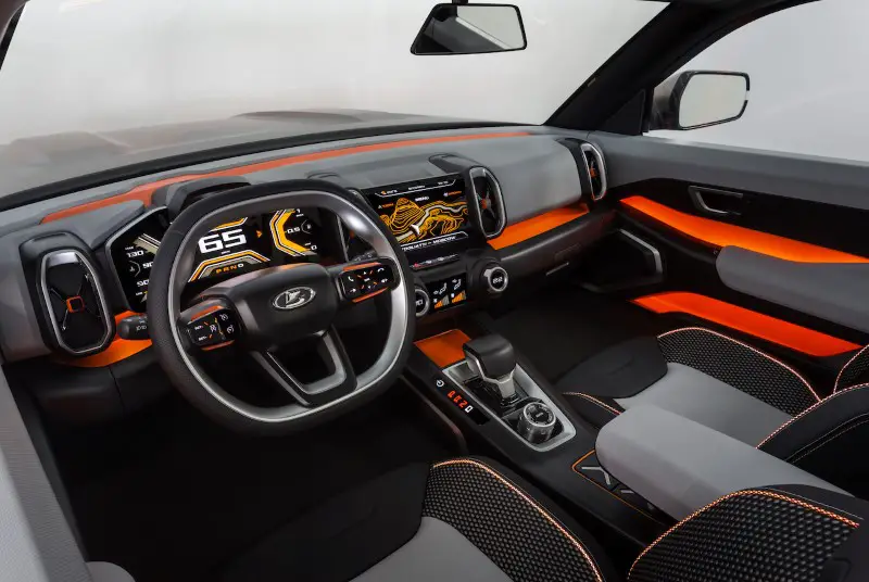 2020 LADA 4X4 Vision Dashboard Pictures