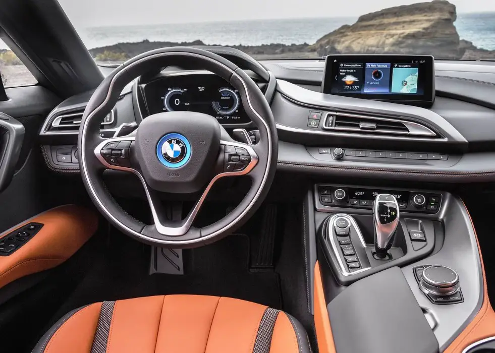 2020 BMW i8 Roadster Interior Features With iDrive Assist