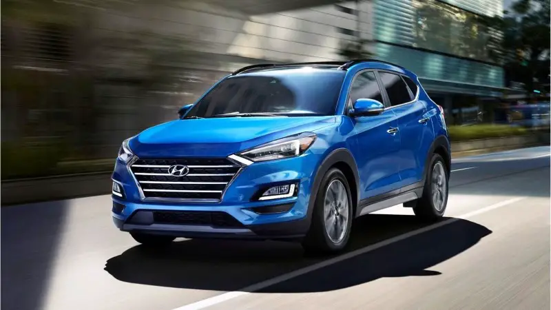 2021 Hyundai tucson Hybrid Engine Blue Color