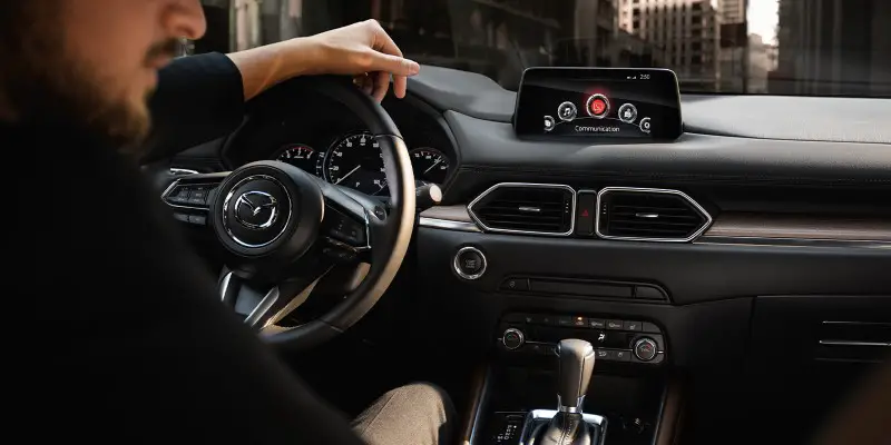 2021 Mazda CX-5 Interior Dashboard Equiped with i-ACTIVSENSE technology ecosystem