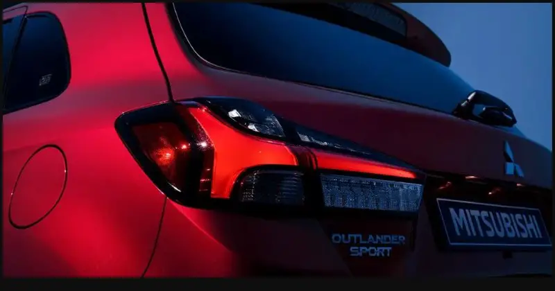 2021 Mitsubishi Outlander Sport Redesign Exterior Tail Light