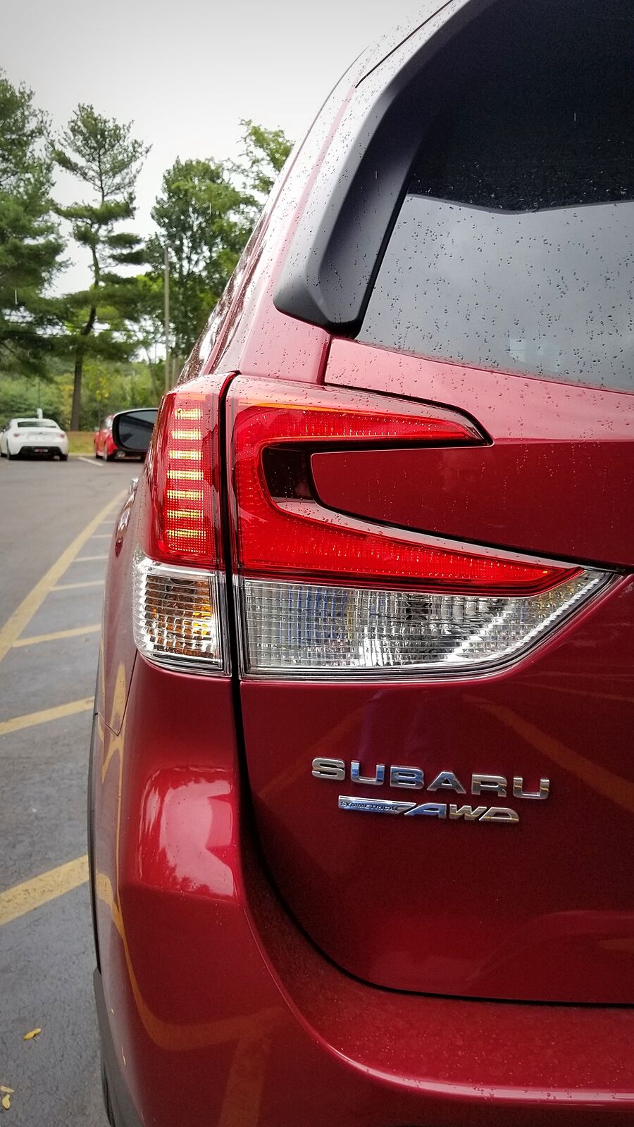 2021 Subaru Forester Rear Angel Changes