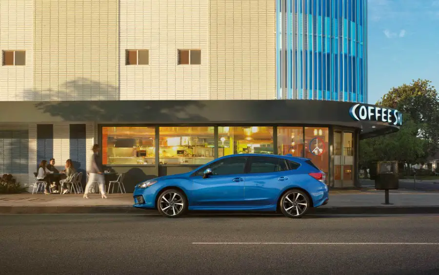 2021 Subaru Impreza Hatchback Blue Colors