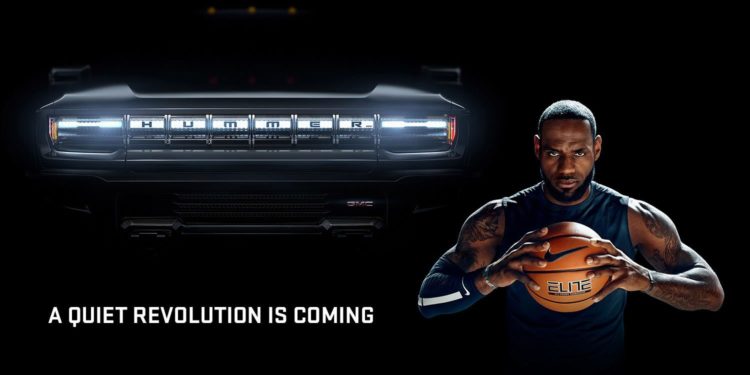 2022 GMC Hummer EV James Leborn NBA