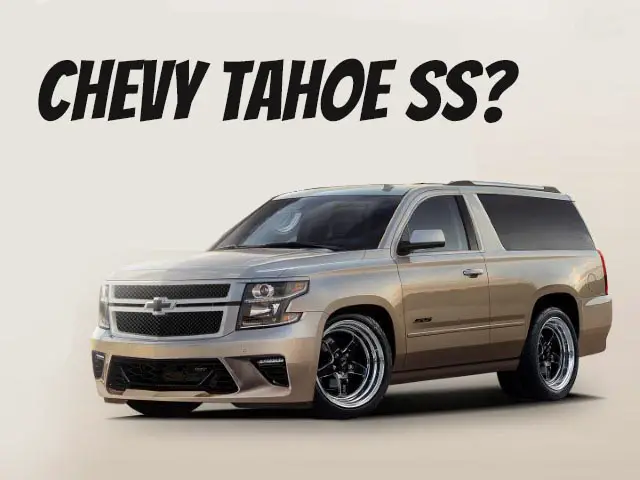 New Chevy Tahoe SS 2 Door SUV