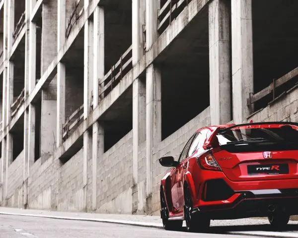 2022 Honda Civic Type R AWD in RED Color