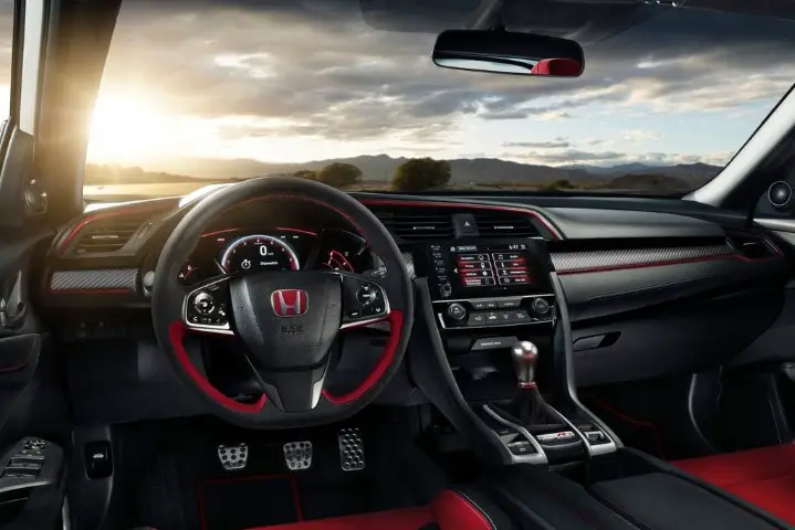 2022 Honda Civic Type R Interior Cabin Pictures With Hi tech Dasboard